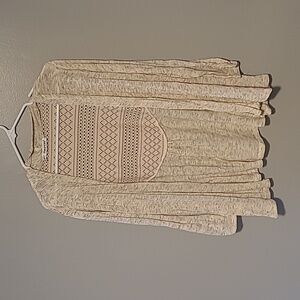 Maurices Cream Cardigan Shrug‎ Sweater 3X Womens